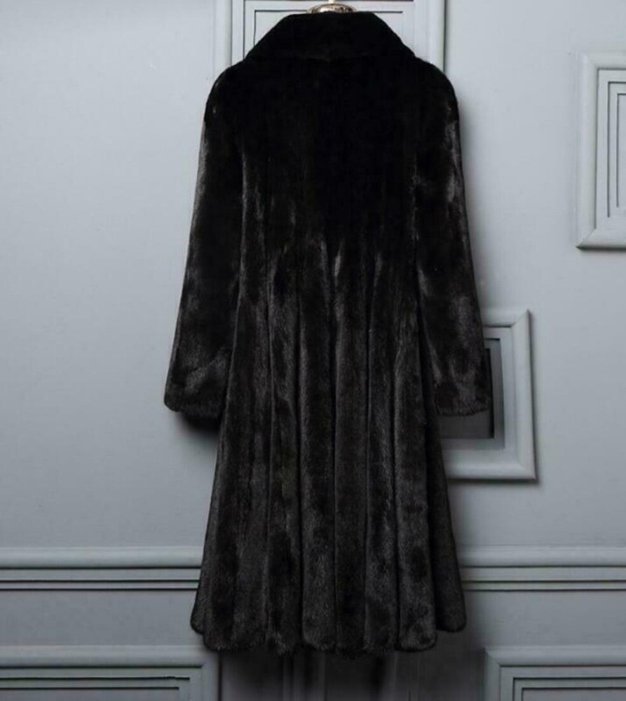 Women's Winter Warm Eco-Friendly Faux Fur Long Parka Coat Size M-4XL