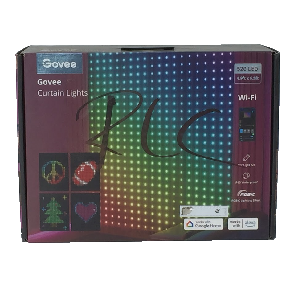 6.5 ft 520 LED Plug-in Indoor Integrated Novelty Curtain Lights