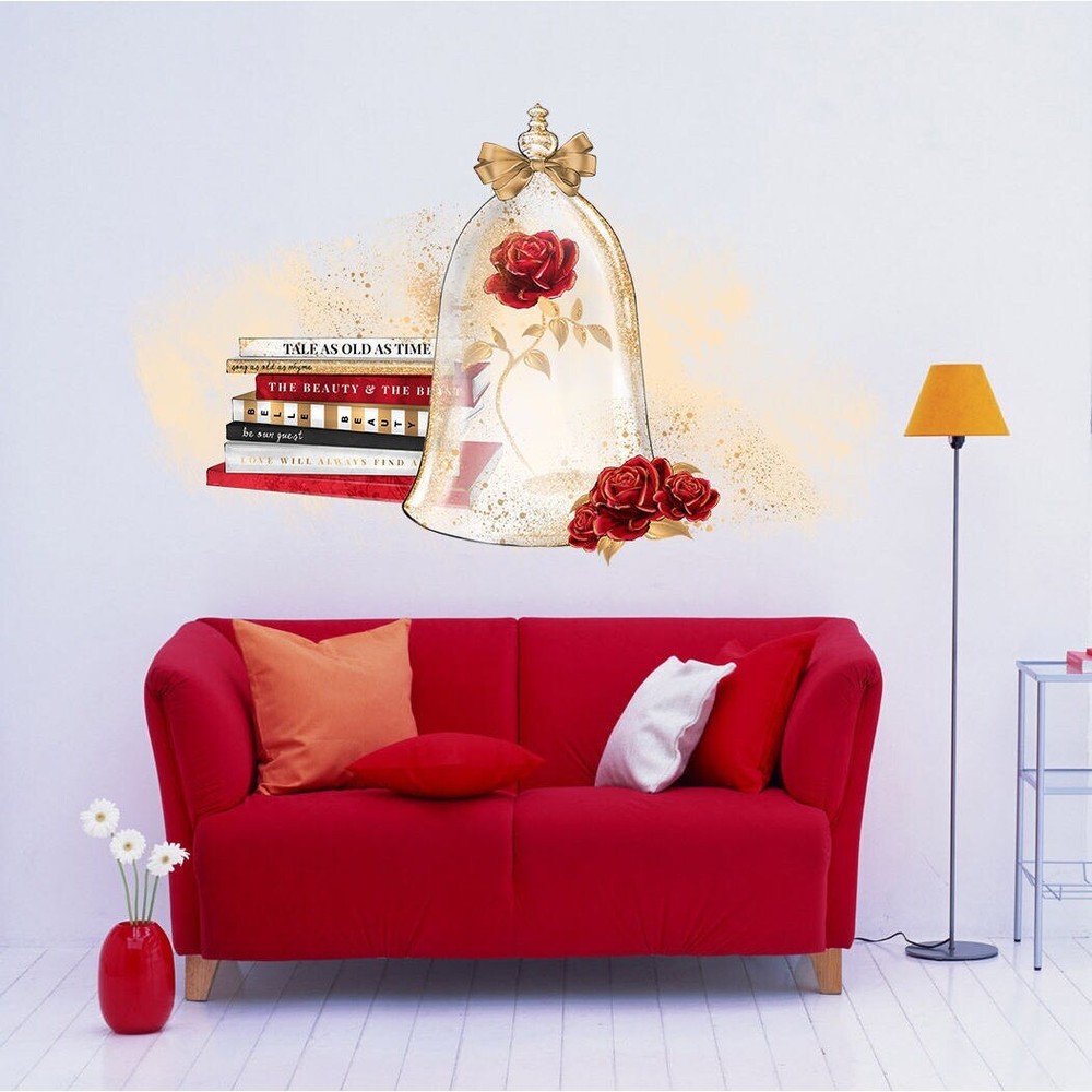 Full Color Books flowers Full Color Decal, Full color sticker, colored Books