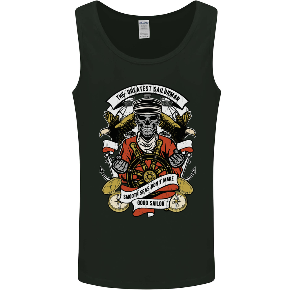 The Greatest Sailorman Sailing Sailor Mens Vest Tank Top