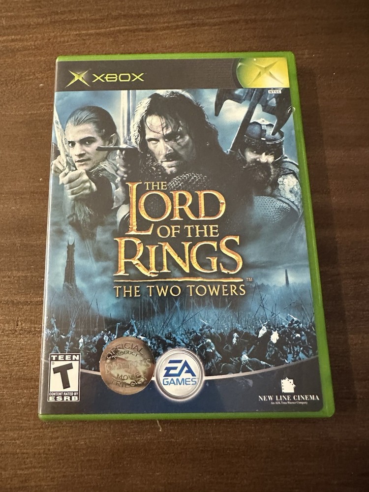 The Lord of the Rings: The Two Towers (Microsoft Xbox, 2002) CIB Tested