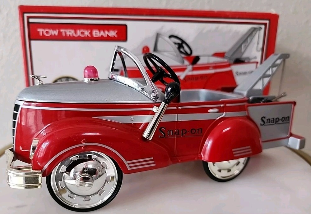 1940 Gendron Tow Truck Pedal Car Bank 1/6 Scale Snap-On Exclusive