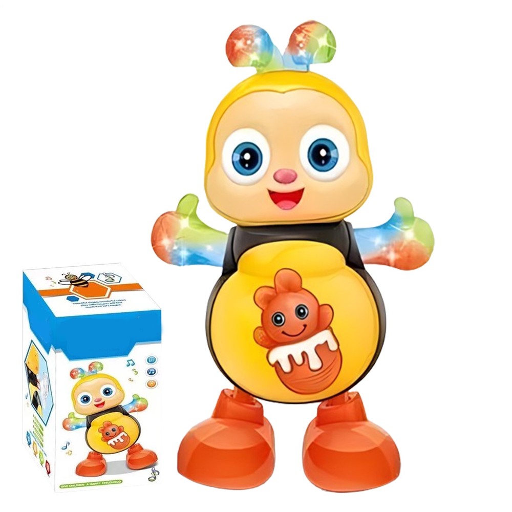 Dancing Bee For Kids Musical Lights Bee Toy Electronic Cartoon Bee Learning Toys