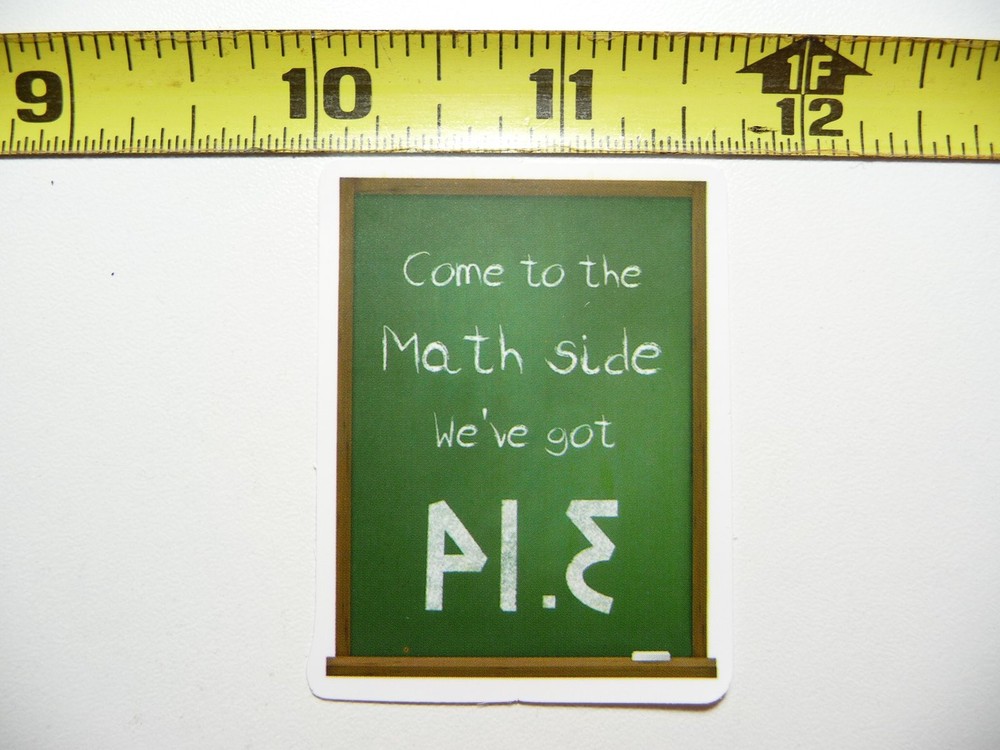 Pi 3.14 Dark Side Math Sticker Decal for Teachers & Math Enthusiasts