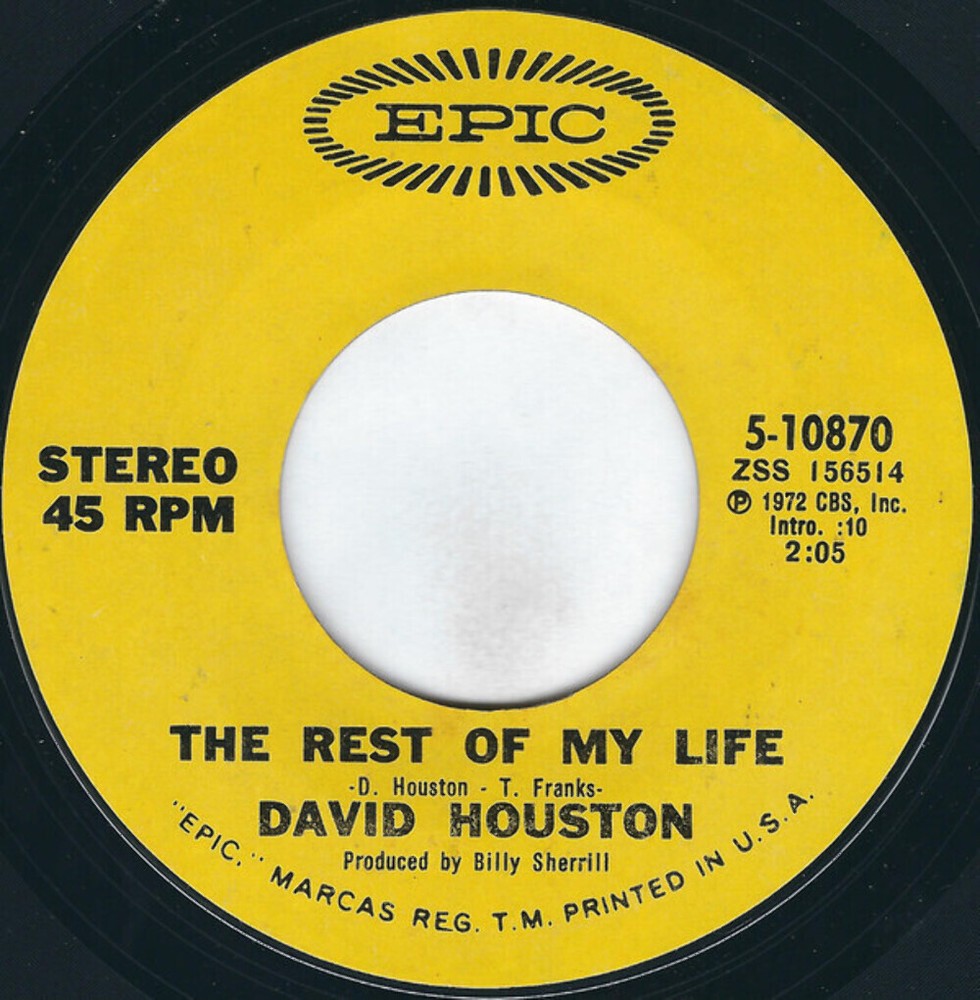 David Houston - The Rest Of My Life / Soft, Sweet And Warm (7