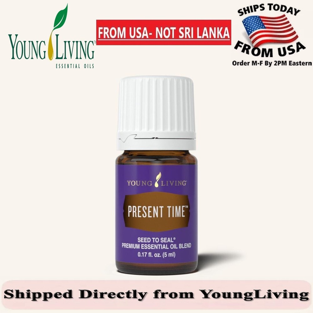 Young Living Essential Oil -Present Time- (5ml) New/Sealed - Retail: $131.58
