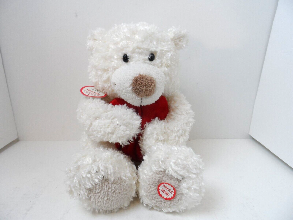 Heartly Hug Me Plush Teddy Bear with Motion Sounds - Valentine's Day Gift-image