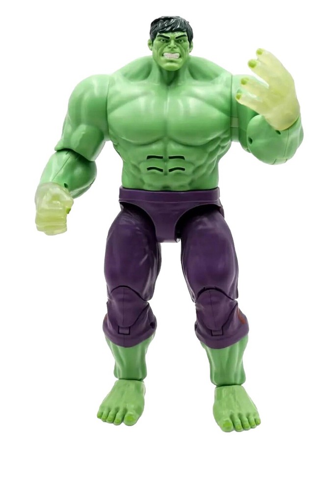 Disney Store Power Icons Hulk Talking Action Figure - Fully Functional
