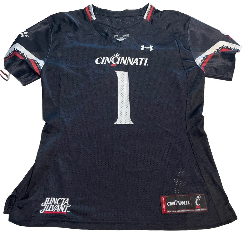 Under Armour UC Cincinnati Bearcats Football Jersey Women’s Medium #1 Authentic