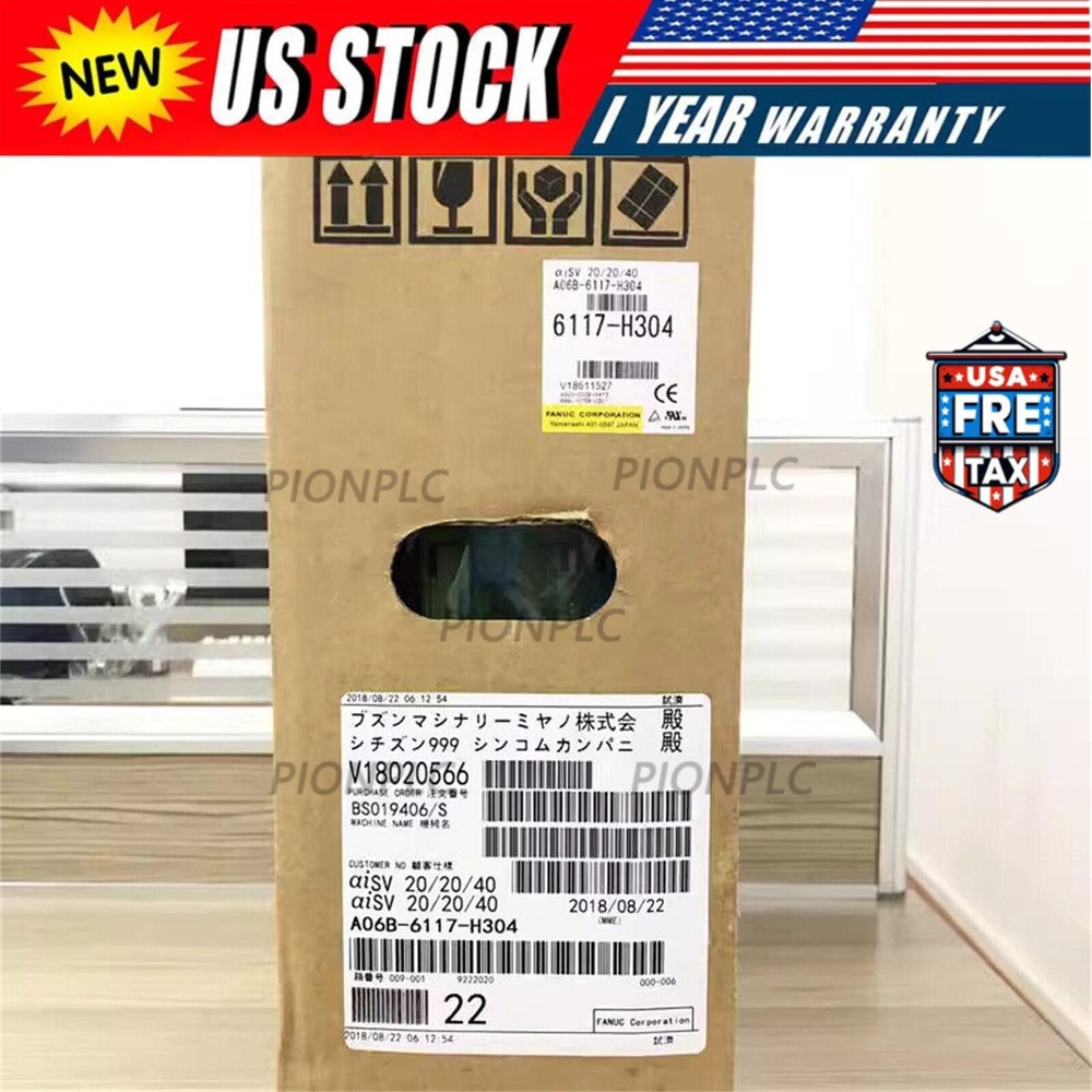 NEW FANUC A06B-6117-H304 Servo Drive FedEx or DHL or UPS