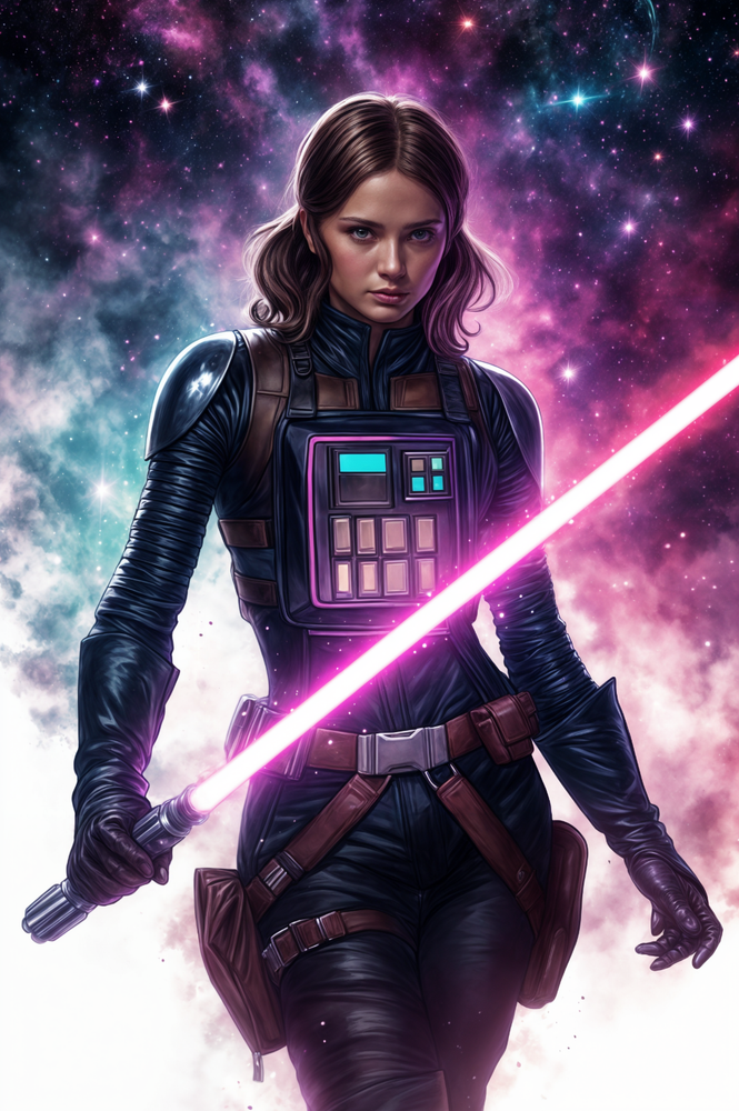 JAINA SOLO Limited Edition 13x19 Star Wars Fine Art Print 1 of 30 Heir to the Empire