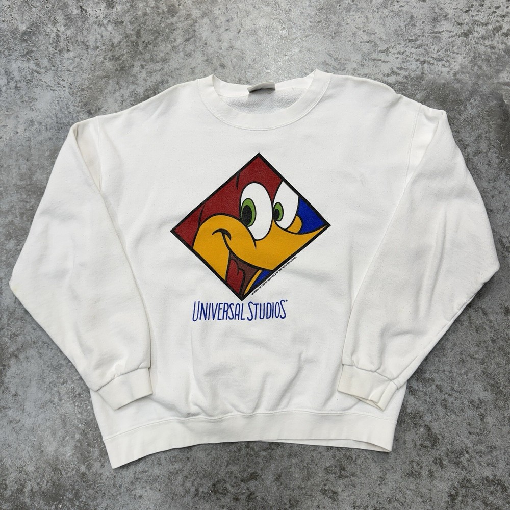 Vintage Universal Studios Sweatshirt adult large Woody Woodpecker 90s crewneck