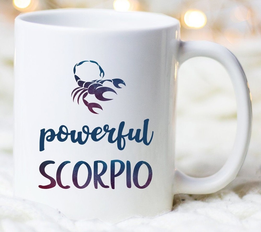 Scorpio Zodiac Mug Powerful Birthday Gift for Scorpios