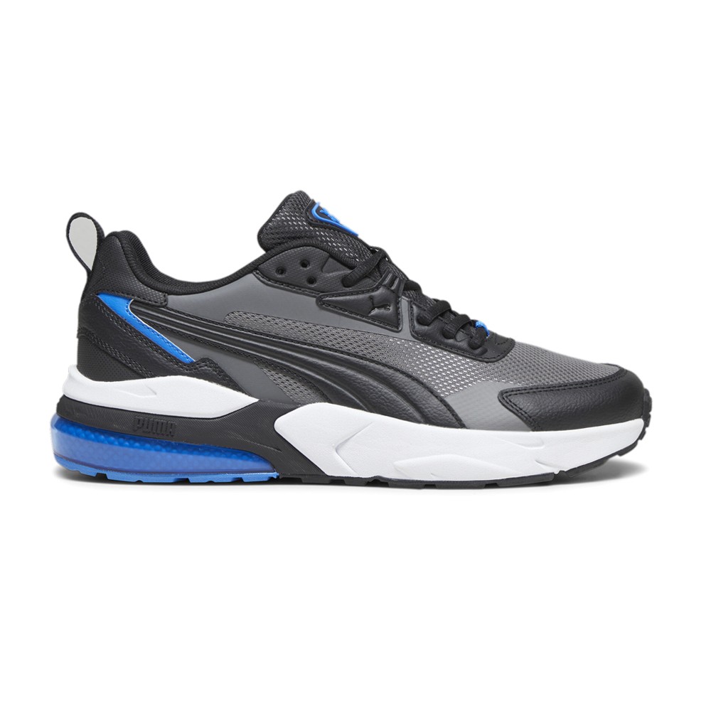 PUMA Vis2k Grey Lace-Up Sneakers for Men Casual Wear 39231806