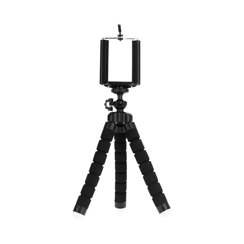 Portable Octopus Mini Tripod with Flexible Holder Clip for Phones & Cameras