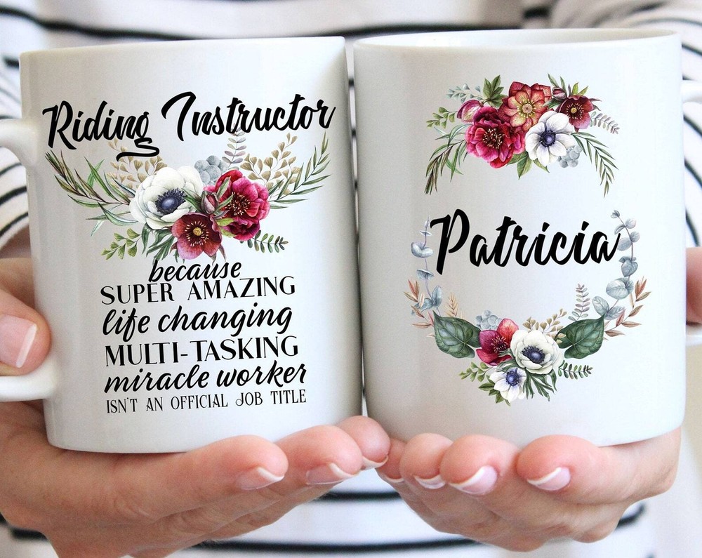 Riding Instructor Gift Mug For Women L Thank You Appreciation Birthday Christmas