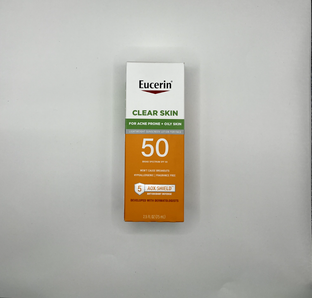 Eucerin Oil Control Face Sunscreen Lotion SPF 50 - 2.5oz