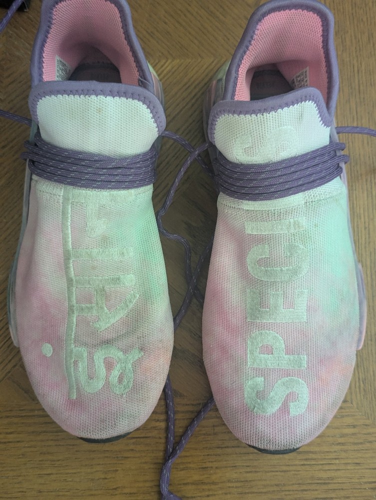 adidas Men's Pharrell x NMD Human Race Trail 'Holi Festival Pink Size 9