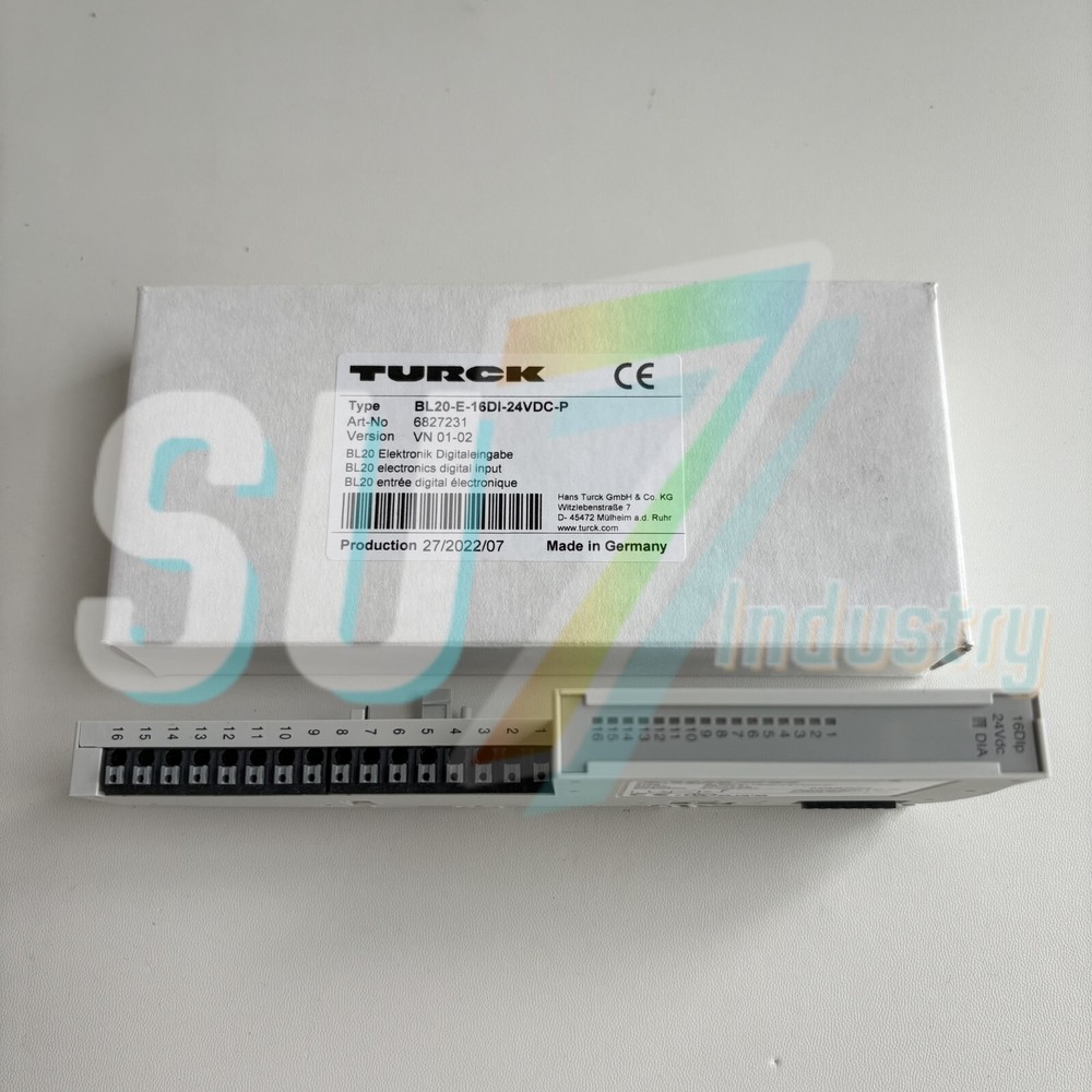 Turck BL20-E-16DI-24VDC-P 6827231 communication module 1pc new in box