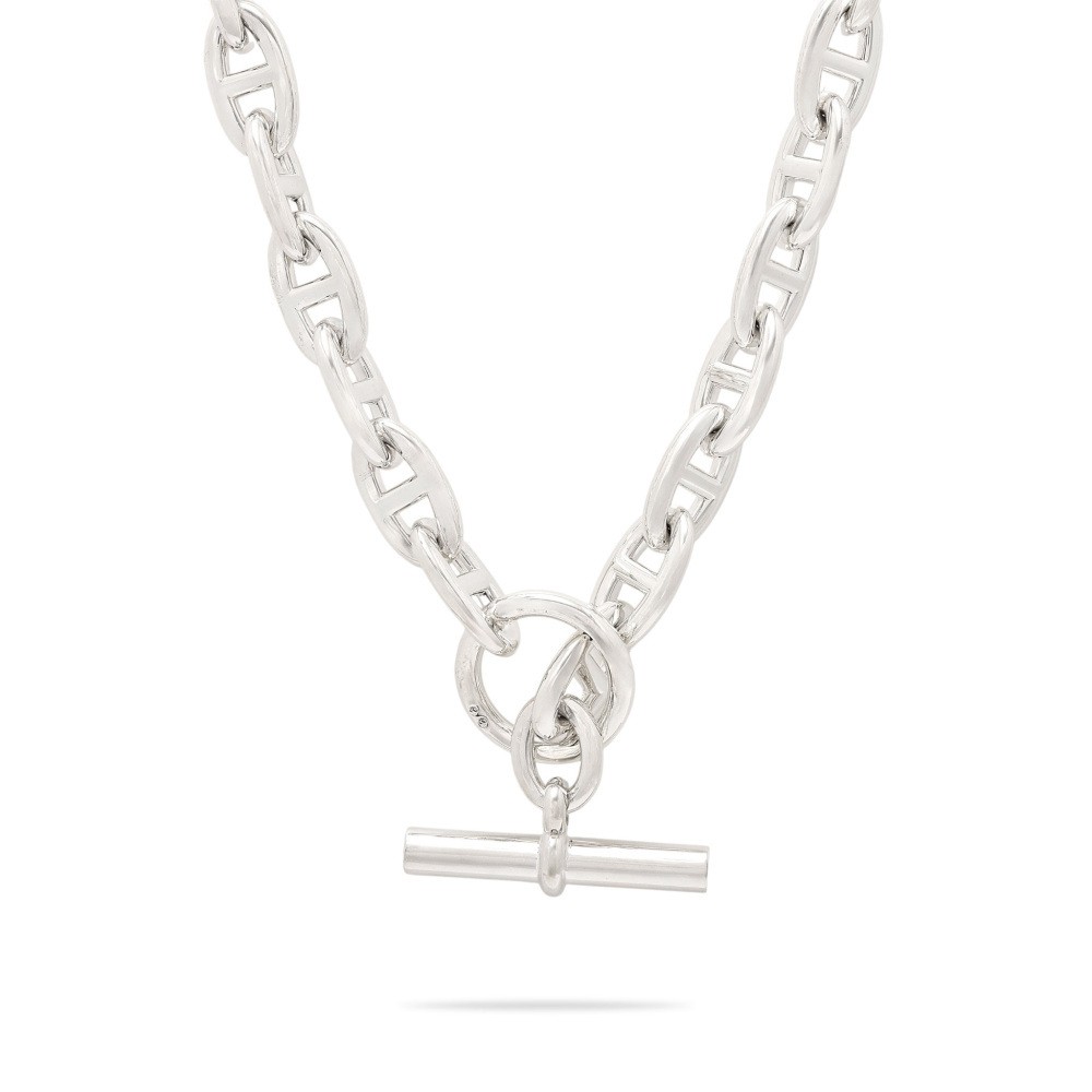 Hermes Chaine d'Ancre GM 29 Links SV925 Necklace 250130