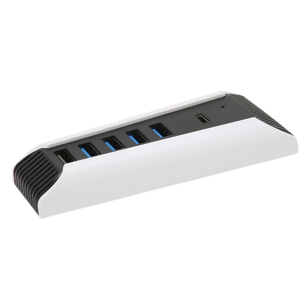 5-in-1 High-Speed USB Hub with USB 2.0 and Type-C Ports for Laptops