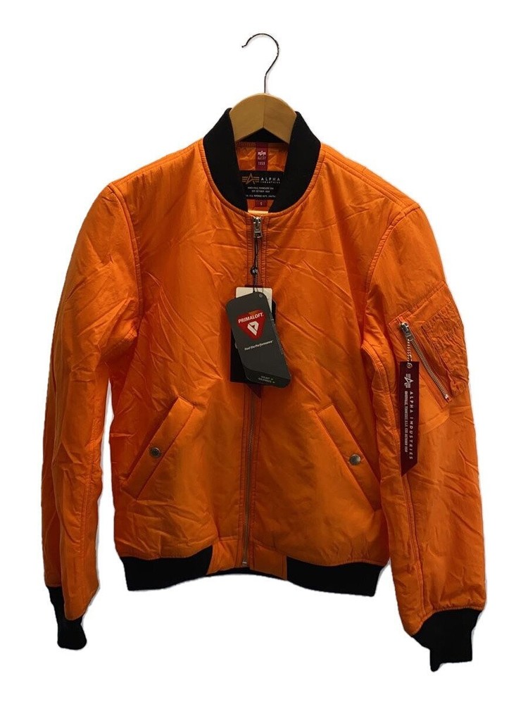 Alpha Industries Flight Jacket/S/Polyester/Orn/Ta1408-038 3389
