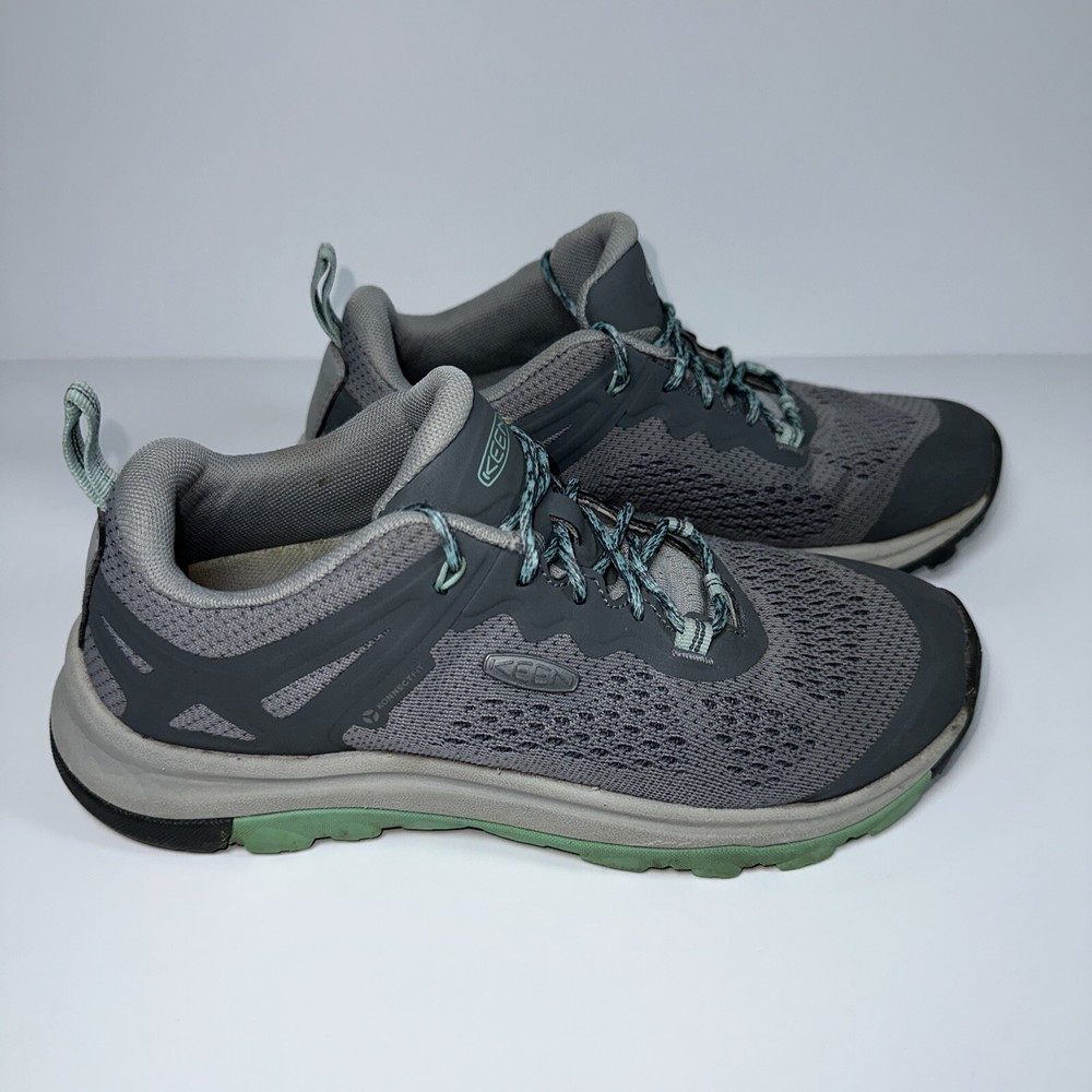Keen Womens Terradora II Vent Hiking Shoes Size 6 Aqua Walking Sneakers 1022339