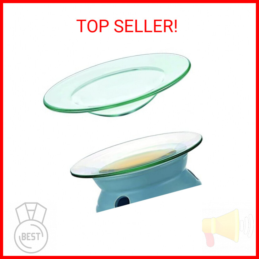 4.5-inch Round Glass Oil Warmer Dish 115mm Wax Melt Warmer Liner Replacement