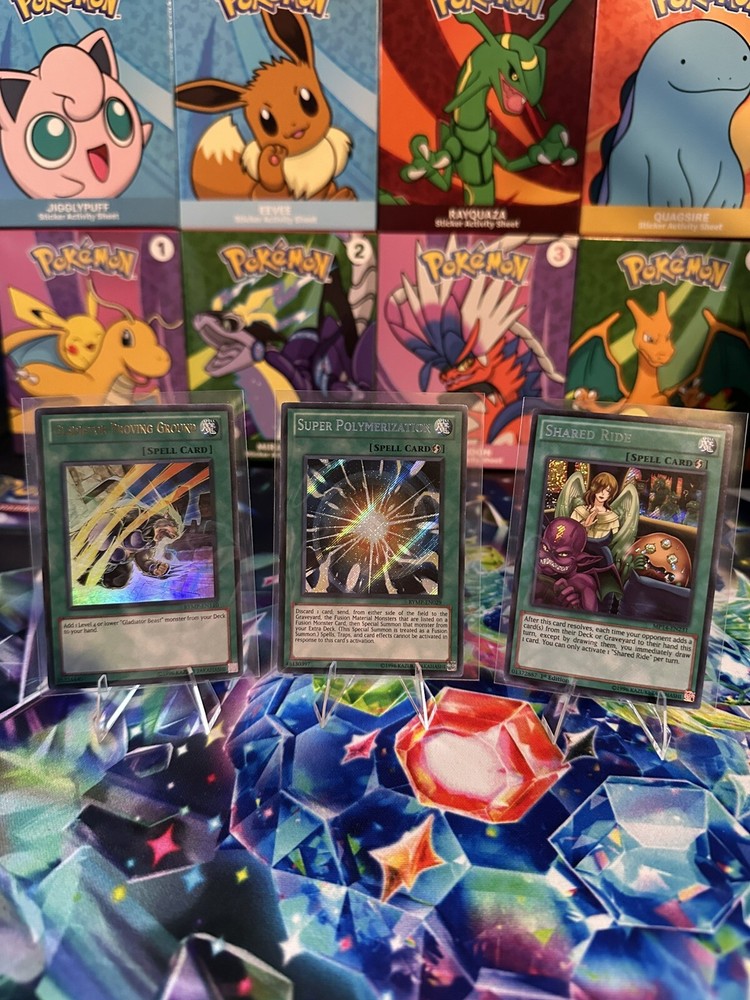 Yugioh Ultra Rare & Super Rare 3 Spell Card Lot