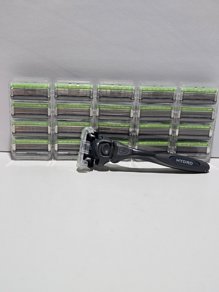 21 Schick Hydro 5 Sensitive Razor Cartridges (Unboxed) +1 Hydro 5  Handle