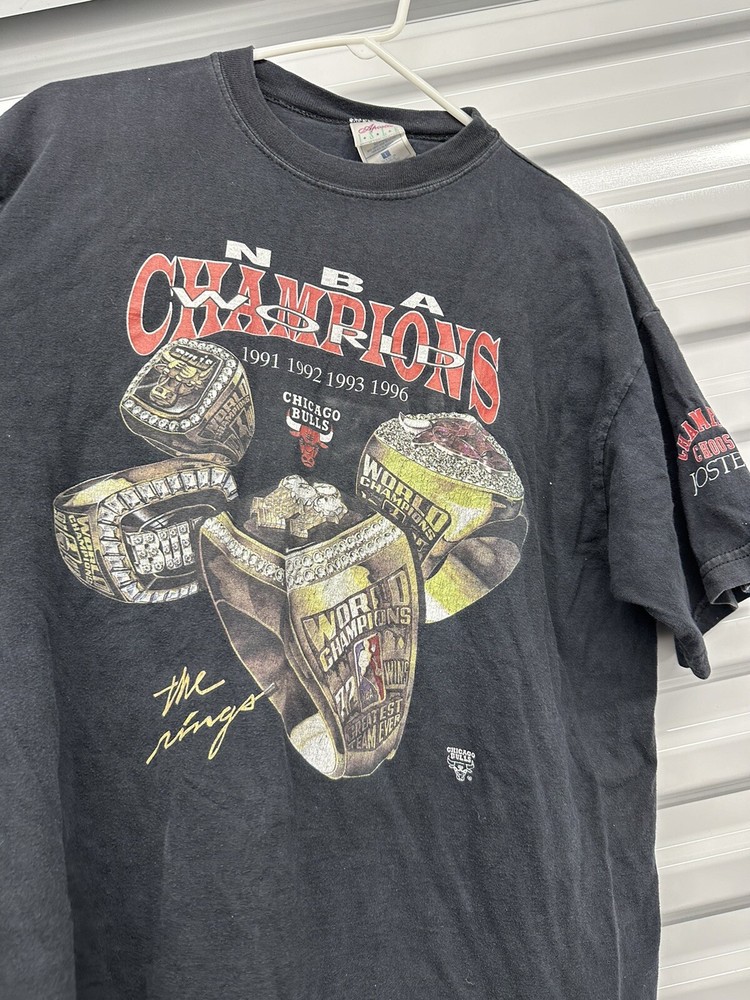 Vintage - Chicago Bulls NBA champion ring Set Rare 91 92 93 96 Jordan Large