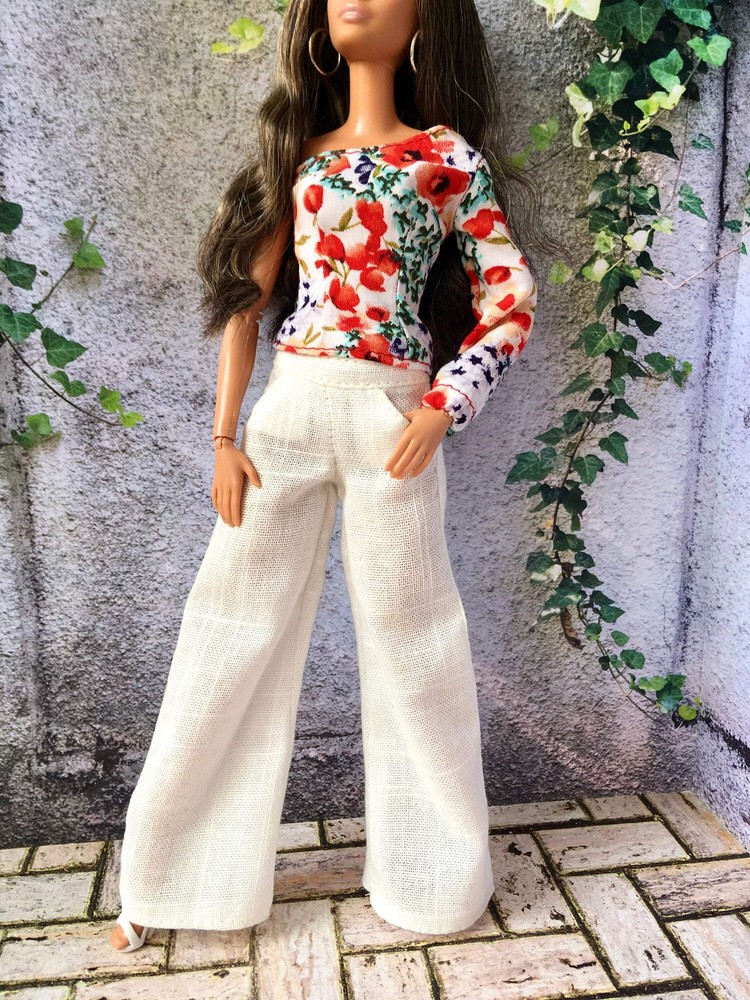 Linen Palazzo Pants for 11.5