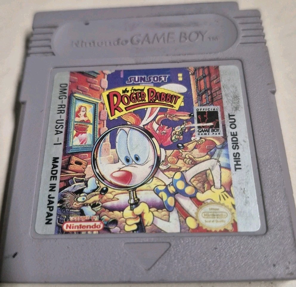 Who Framed Roger Rabbit 1991 Game Boy Cartridge Tested Working