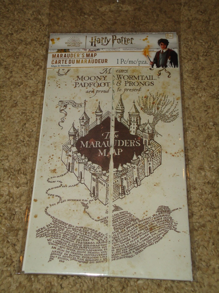 Harry Potter NIP Marauders Map Costume Headband