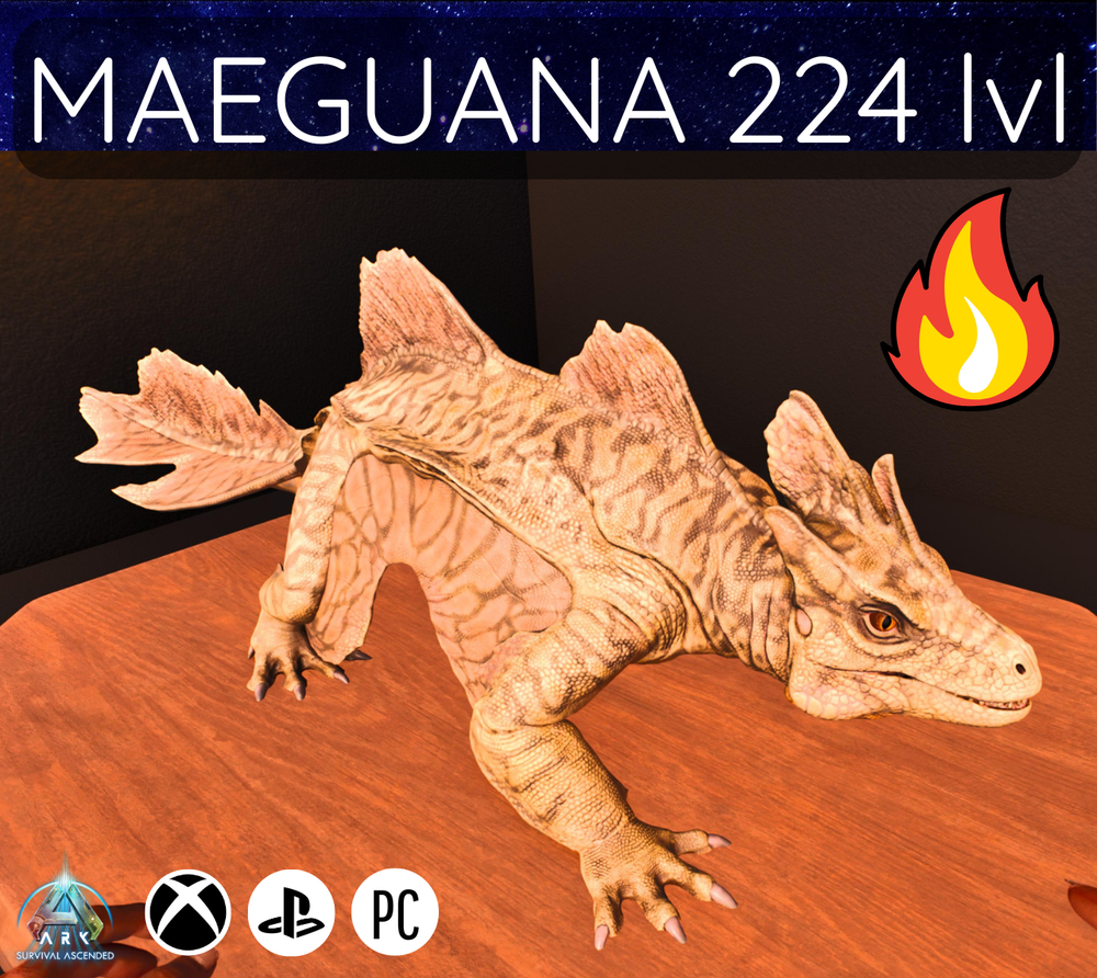 Ark Ascended Server PVE PS5 XBOX PC NEW DINO MAEGUANA LEVEL 224 ASTRAEOS CLONE