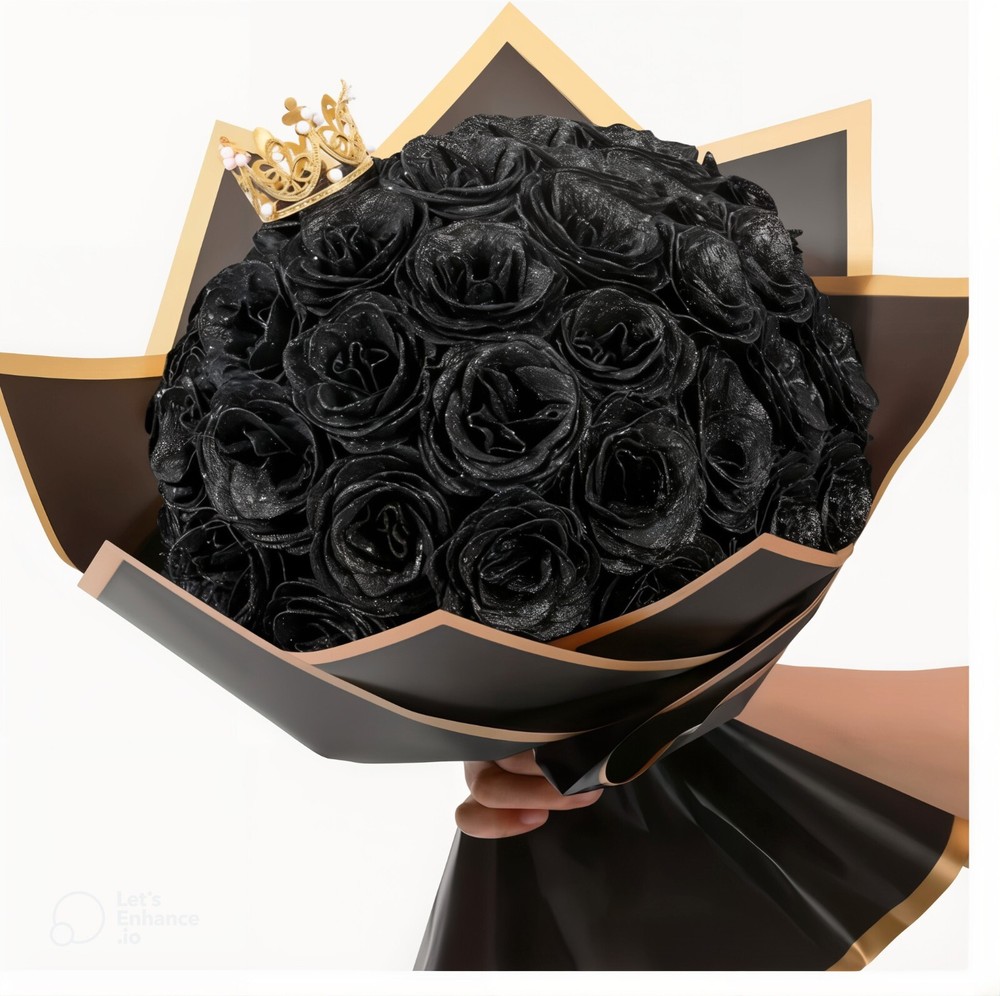 12/36 Pcs Glitter Roses Bouquet - Valentine's Day Gift, Shiny Artificial Red Ros