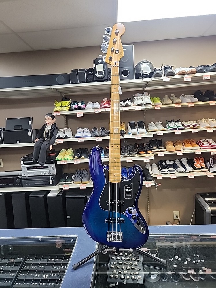 Fender Player II Jazz Plus Top Limited Edition Bass Blue Burst Display Model