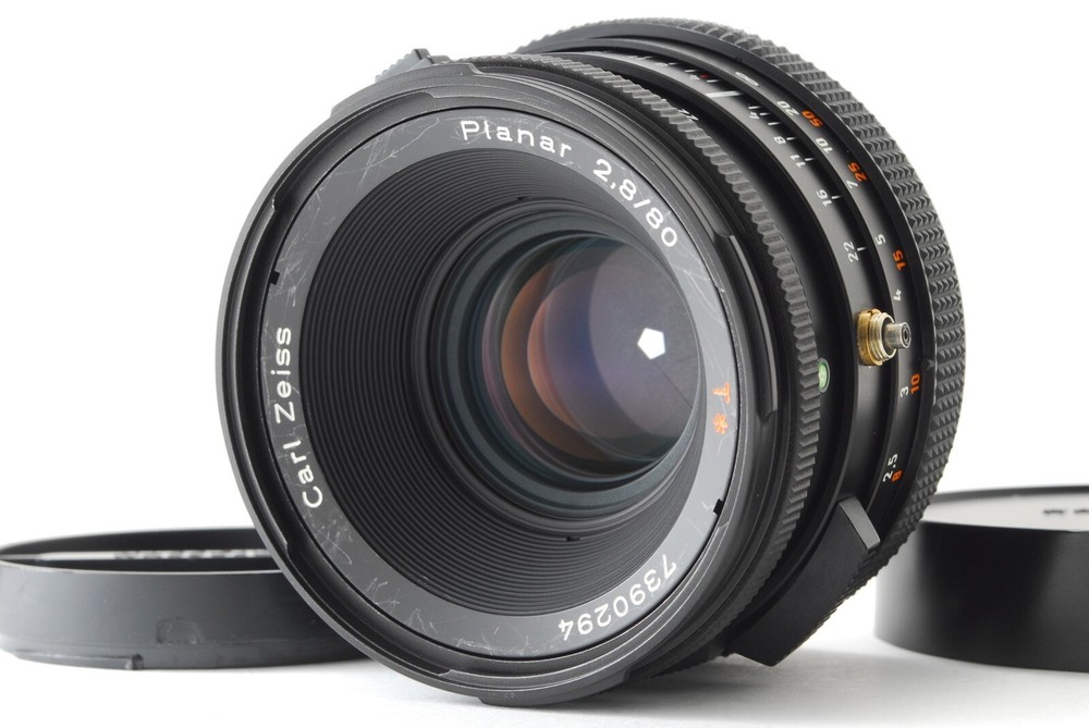 Hasselblad Zeiss Planar CF 80mm F2.8 T* Black Lens Near Mint Japan