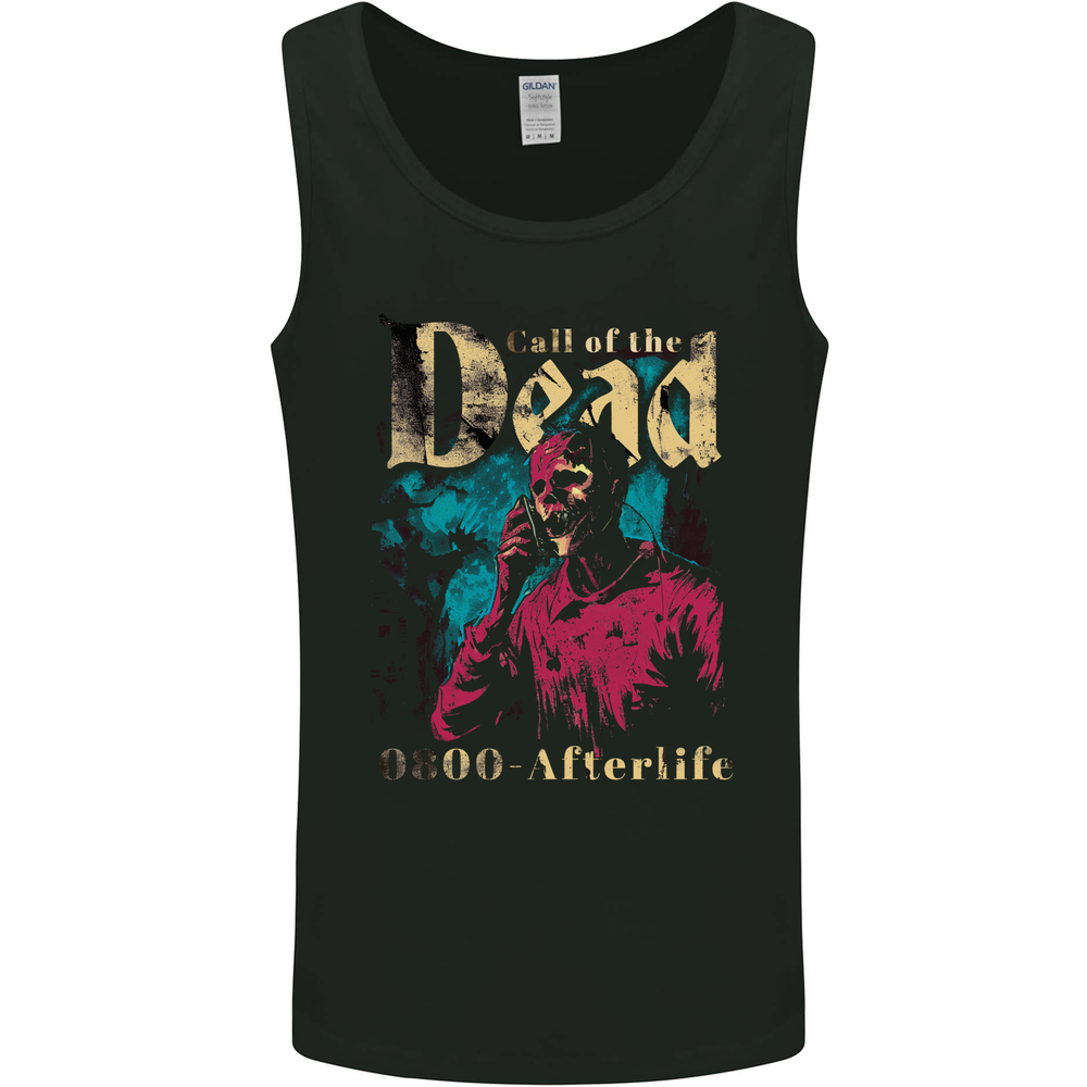 Call of the Dead Zombie Halloween Mens Vest Tank Top