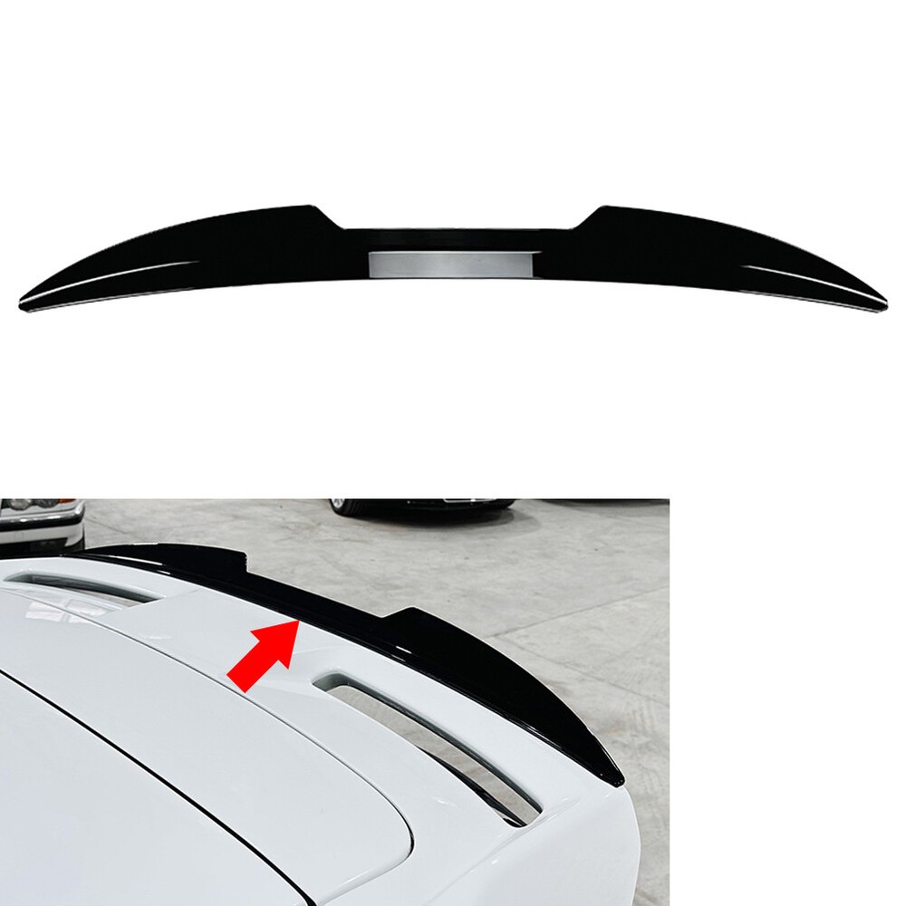 Gloss Black Rear Roof Trunk Spoiler Lip for Ford Focus MK3 MK3.5 2011-2017