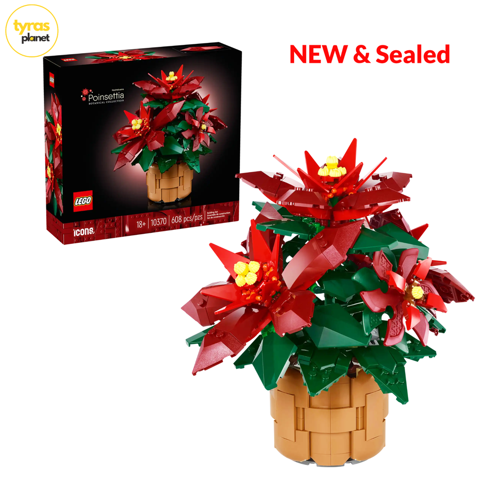 Lego 10370 Botanical Collection Poinsettia Plant Lovers Gift Set New Sealed