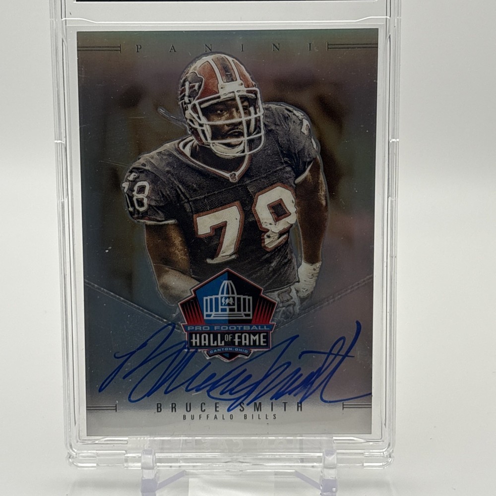 Bruce Smith 2024 Panini Prizm Pro Football Hall of Fame Auto #HOF-BSM Bills /50