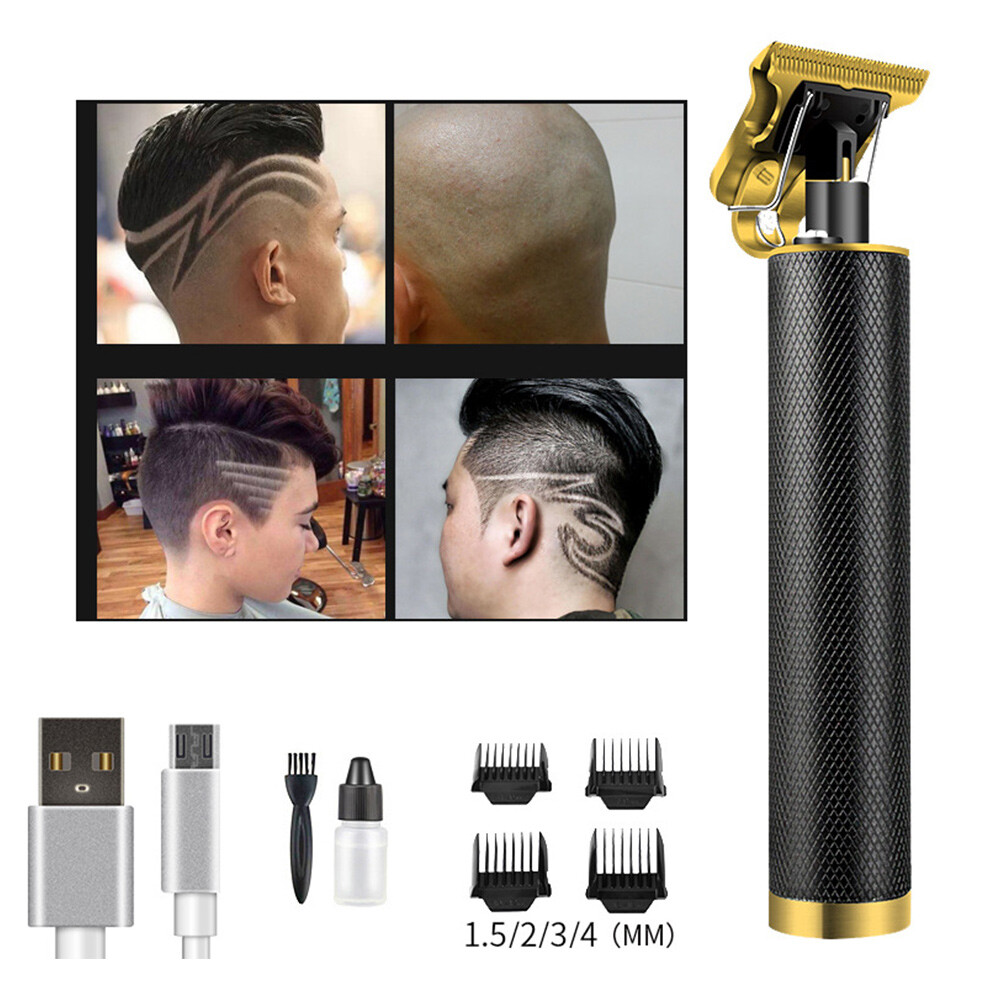 Professional Cordless Hair Clipper Trimmer for Barbers - Precision Beard Shaving Machine  