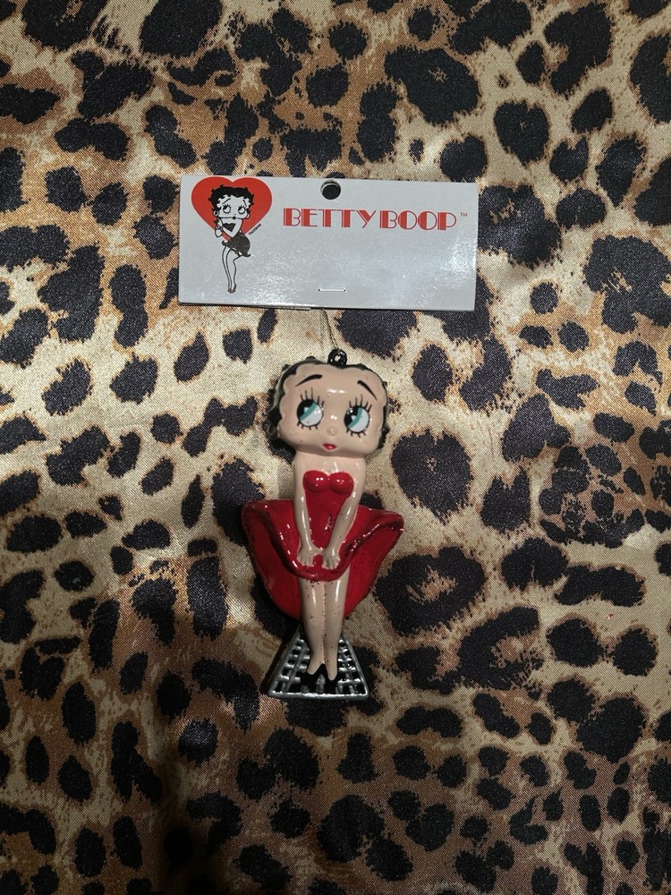2004 Kurt S Adler Betty Boop Red Christmas Ornament New with Tag