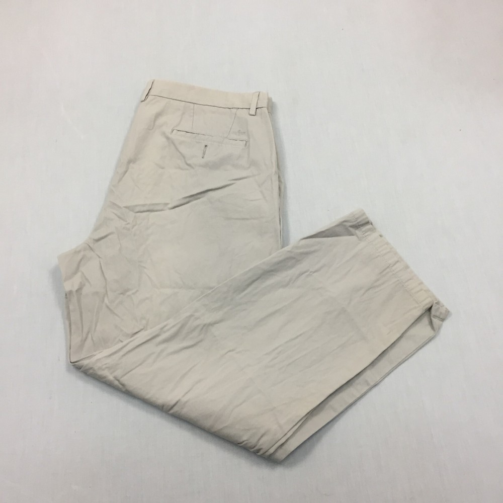 Dockers D3 Chino Trousers Cotton Pants Straight Fit Mens Size 40W 30L Beige