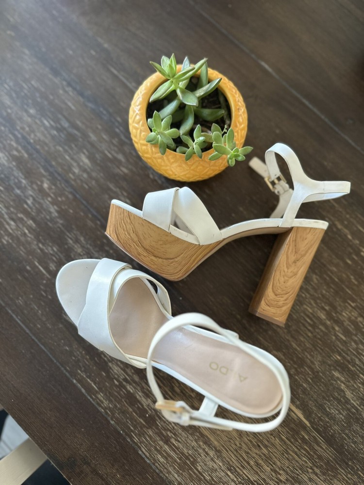 Aldo Chunky Heels Size 6.5. 37