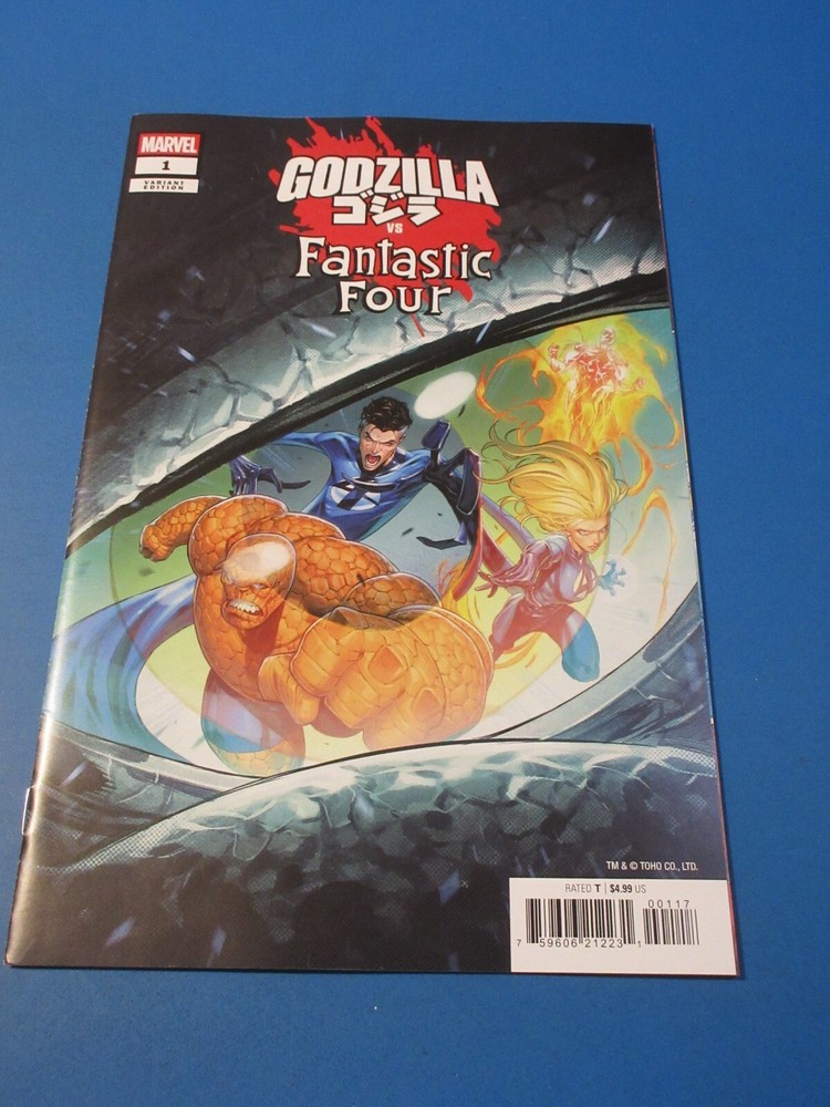Godzilla vs Fantastic Four 1 Rare 1 25 Reis Variant NM Gem Mint Condition