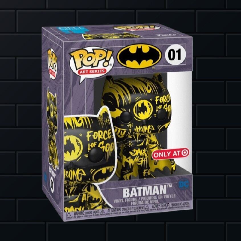 DC Batman Art Series 01 Target Exclusive Funko Pop With Hard Protector
