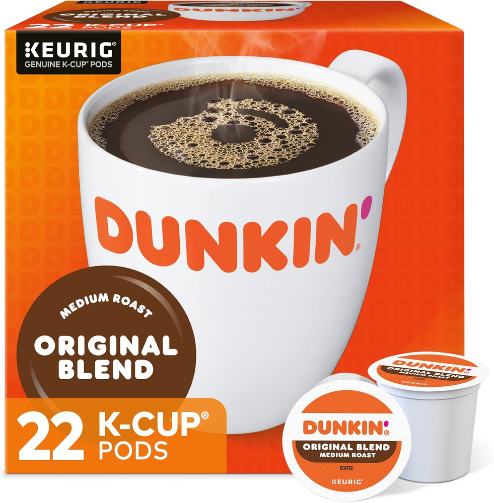 Original Blend Donuts K-Cup Pods, 22 Count Box for Keurig Brewers