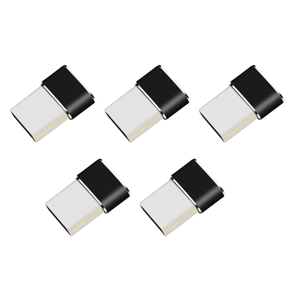5Pcs USB-C Female to USB Male Adapter Converter for Fast Charging